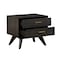Armen Living Baly 3 Piece Acacia King Loft Bed and Nightstands Bedroom Set SETLFBDKG3A - alternate 2